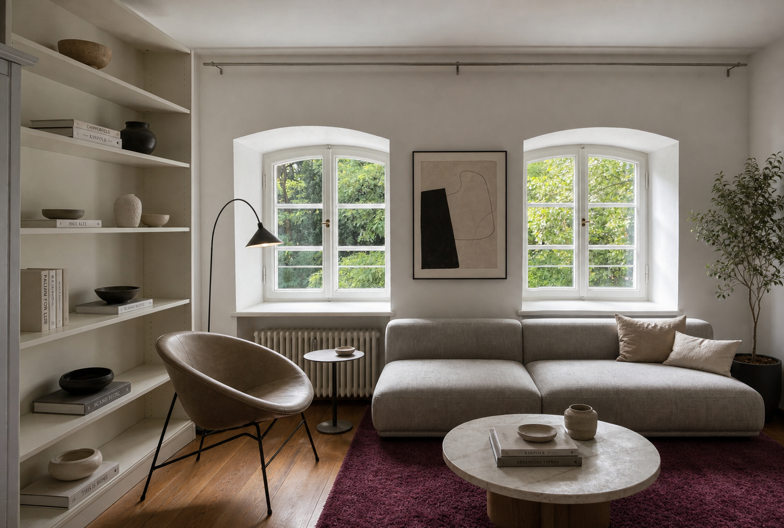 Wohnung mit KI möbliert